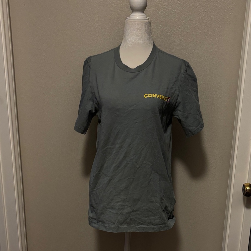 Converse Charcoal T-Shirt Fruit Band with Mustard Logo